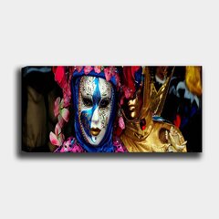 Taulu Maskit, 30x80 cm hinta ja tiedot | Taulut | hobbyhall.fi