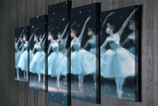 Ballerinat-sisustustaulu, 5-osaa hinta ja tiedot | Taulut | hobbyhall.fi