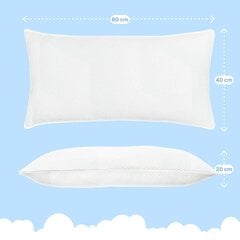 Dailydream ortopediset tyynyt, 2 kpl, 80x40x16 cm, valkoinen hinta ja tiedot | Tyynyt | hobbyhall.fi