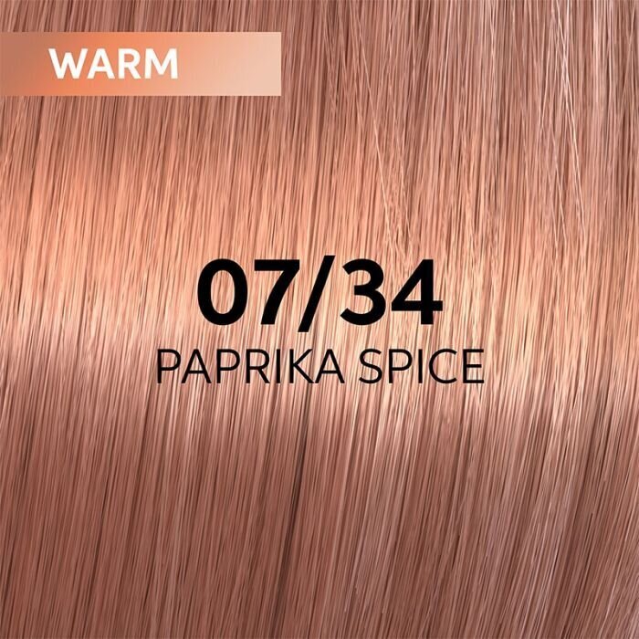 Hiusväri Wella Professionals Shinefinity Glaze 07/34, 60 ml hinta ja tiedot | Hiusvärit | hobbyhall.fi