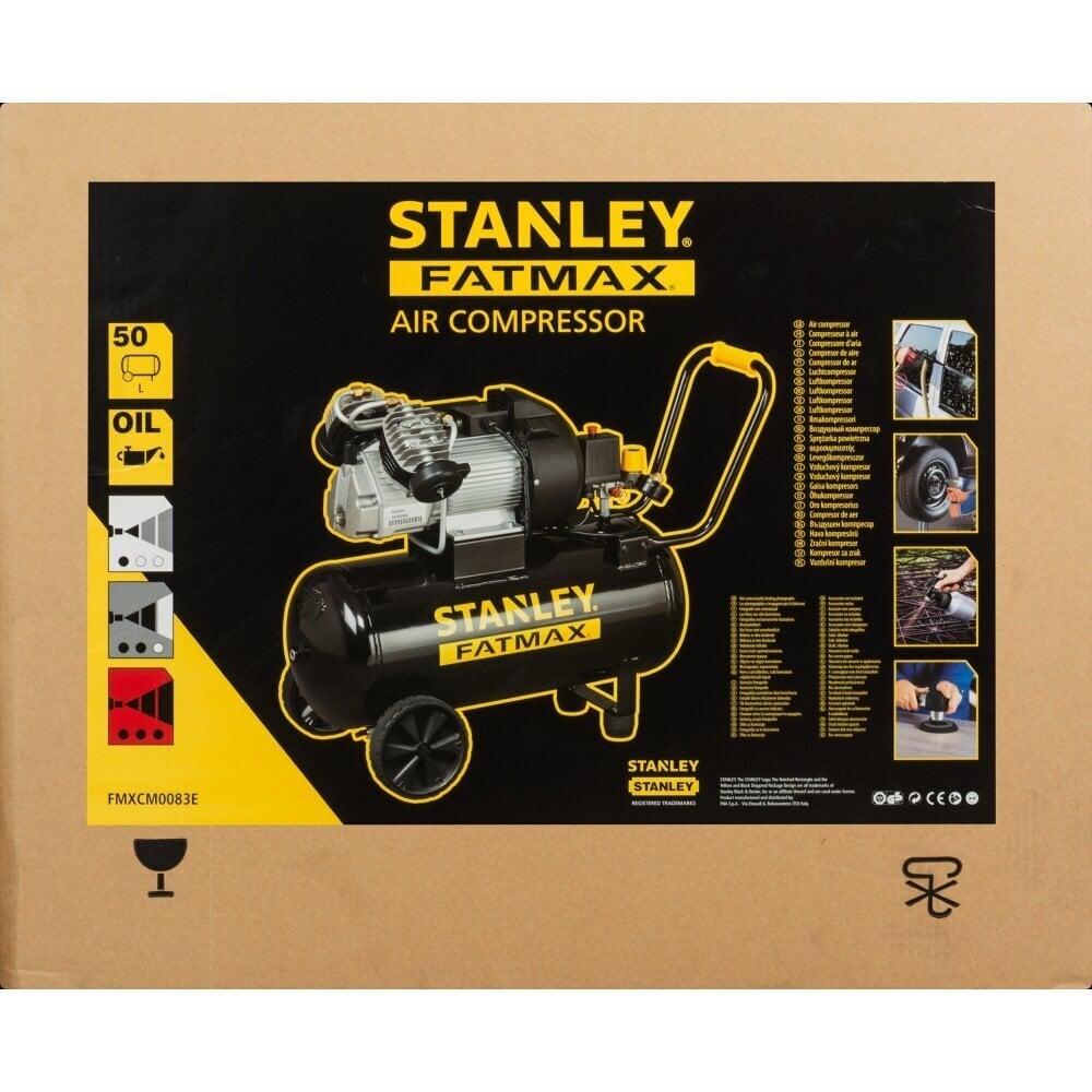 Öljykompressori 50L STANLEY 8119500STF522 hinta ja tiedot | Kompressorit | hobbyhall.fi