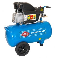 -Kompressori 50l, 1,5kW / 2hv, tuottavuus 275l/min HL275-50 hinta ja tiedot | Kompressorit | hobbyhall.fi