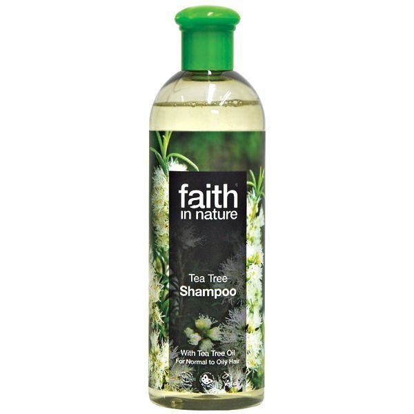 Teepuuöljyä sisältävä syväpuhdistava shampoo Faith in Nature normaaleille/rasvaisille hiuksille, 400 ml hinta ja tiedot | Shampoot | hobbyhall.fi