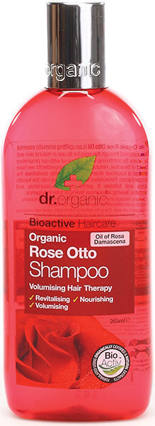 Dr. Organic -shampoo, sis. ruusuöljyä, 265 ml hinta ja tiedot | Shampoot | hobbyhall.fi