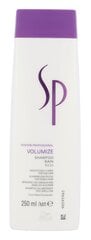 Shampoo hiusten volyymin lisäämiseen Wella SP Volumize Shampoo 250 ml hinta ja tiedot | Shampoot | hobbyhall.fi