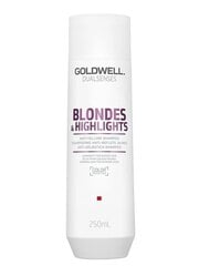 Vaalennetut hiusshampoo Goldwell Dualsenses Blondes and amp.HighLights Shampoo 250ml hinta ja tiedot | Shampoot | hobbyhall.fi