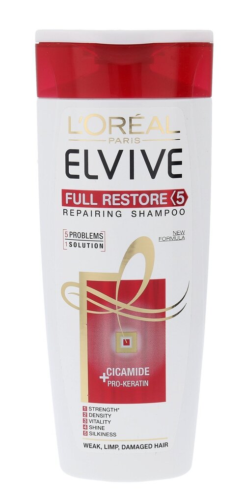 Shampoo L´Oreal Paris Elseve Full Repair 5, 250 ml. hinta ja tiedot | Shampoot | hobbyhall.fi