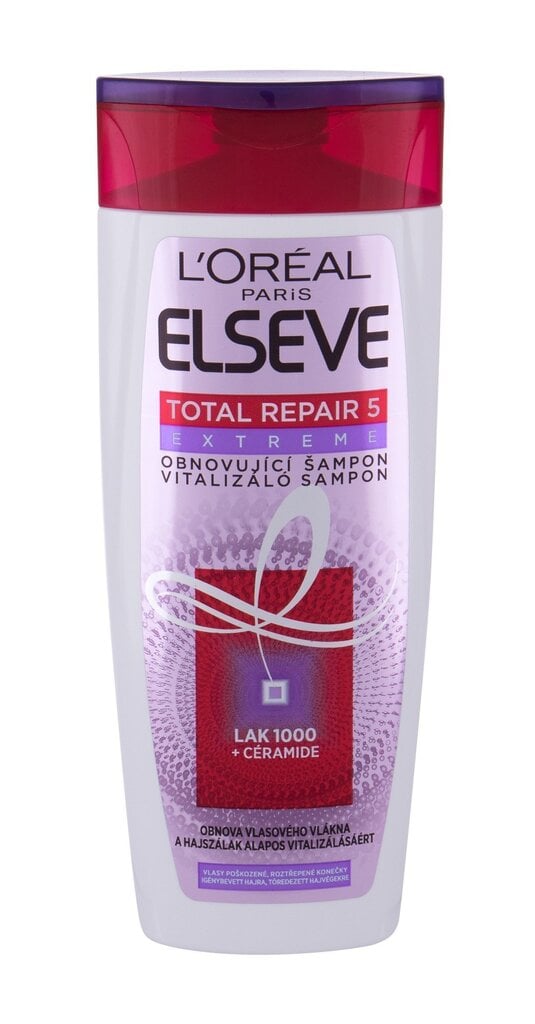 L´Oréal Paris Elseve Total Repair 5 Extreme shampoo 250 ml hinta ja tiedot | Shampoot | hobbyhall.fi