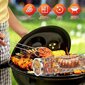 Grillausrulla BBQ Deal, hopeanvärinen. hinta ja tiedot | Grillitarvikkeet ja -välineet | hobbyhall.fi