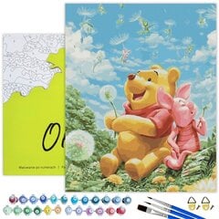 Maalaa oma mestariteos kehykselle Oh Art!, Nalle Puh 40x50 cm hinta ja tiedot | Maalaa numeroiden mukaan | hobbyhall.fi