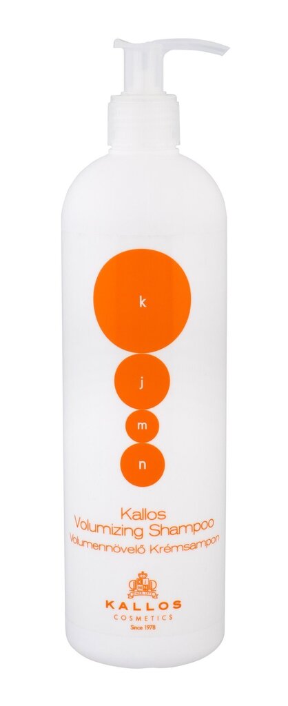 Volyymia lisäävä shampoo Kallos KJMN 500 ml hinta ja tiedot | Shampoot | hobbyhall.fi