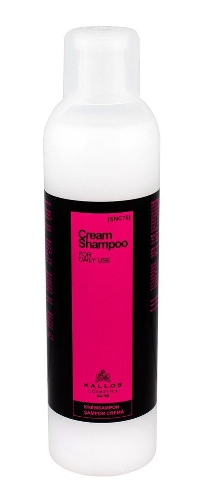 Shampoo päivittäiseen käyttöön Kallos Cream 700 ml hinta ja tiedot | Shampoot | hobbyhall.fi
