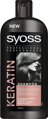 Syoss Keratin shampoo 500 ml hinta ja tiedot | Shampoot | hobbyhall.fi