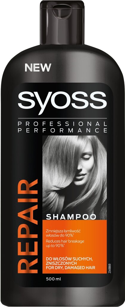 Syoss Repair shampoo 500 ml hinta ja tiedot | Shampoot | hobbyhall.fi