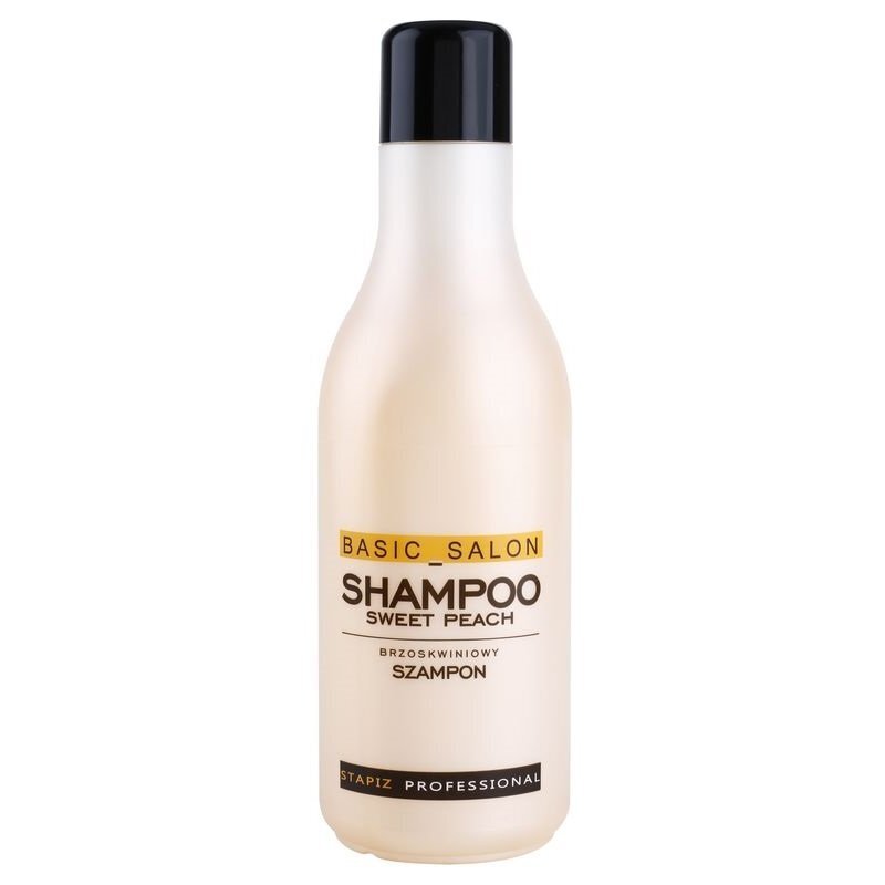 Stapiz Basic Salon Sweet Peach shampoo 1000 ml hinta ja tiedot | Shampoot | hobbyhall.fi