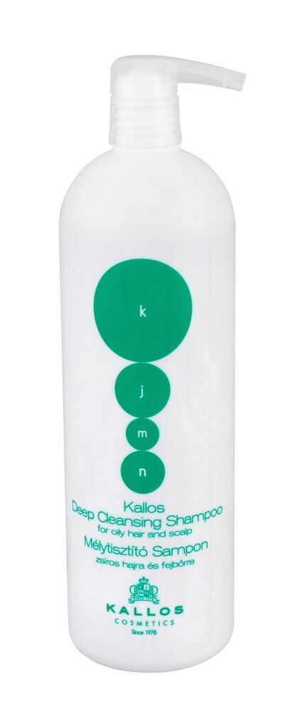 Kallos Cosmetics KJMN Deep Cleansing shampoo 1000 ml hinta ja tiedot | Shampoot | hobbyhall.fi