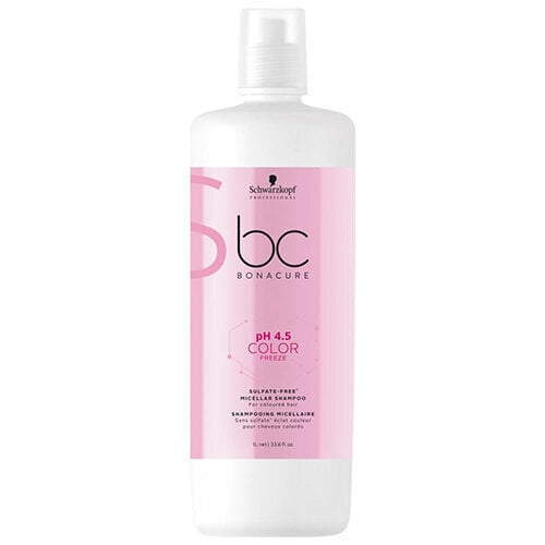 Schwarzkopf BC Bonacure pH 4.5 Color Freeze Rich Micellar shampoo 1000 ml hinta ja tiedot | Shampoot | hobbyhall.fi