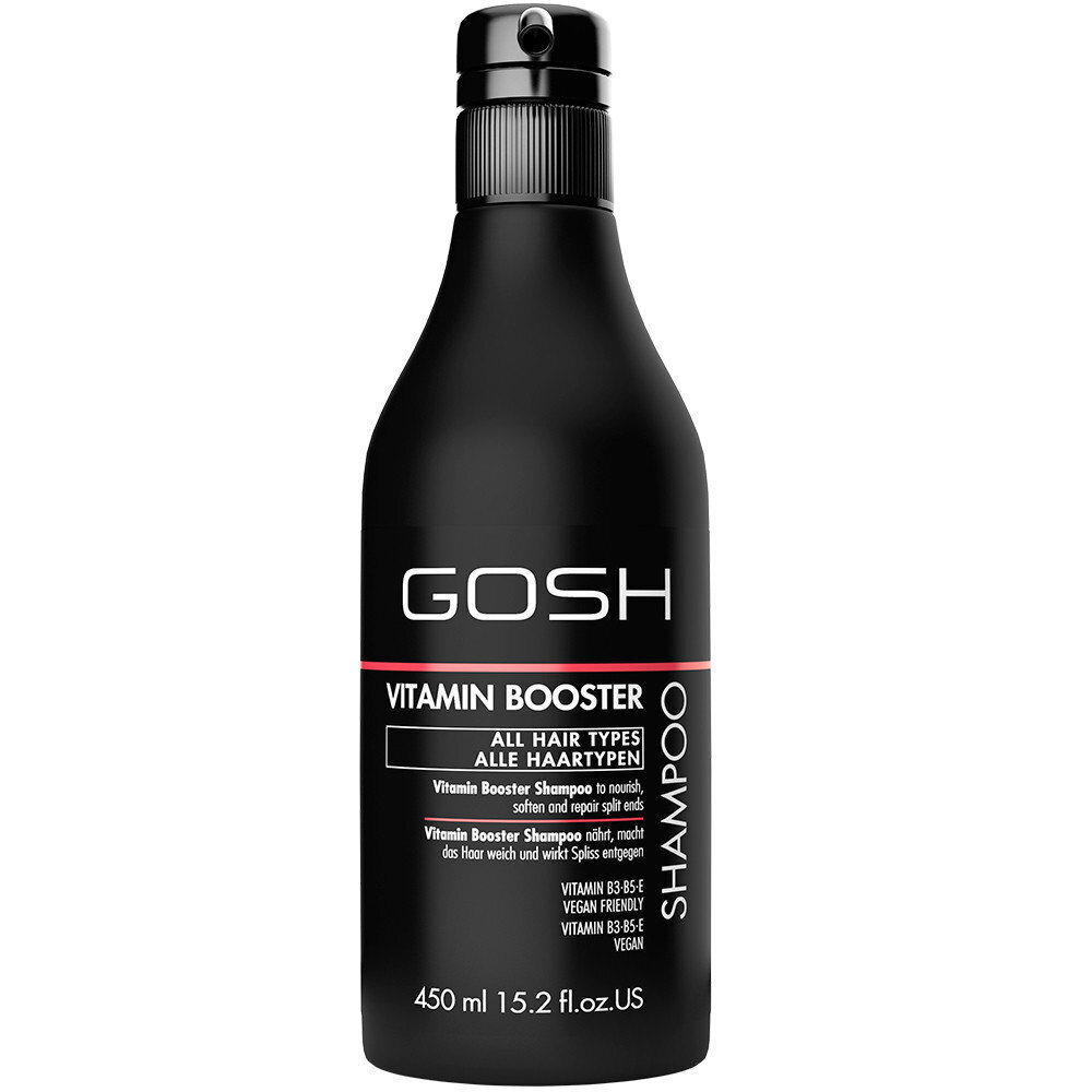 Shampoo GOSH Vitamin Booster 450 ml hinta ja tiedot | Shampoot | hobbyhall.fi