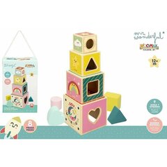 Kuutiot Woomax Wooden, 8 kpl hinta ja tiedot | Poikien lelut | hobbyhall.fi