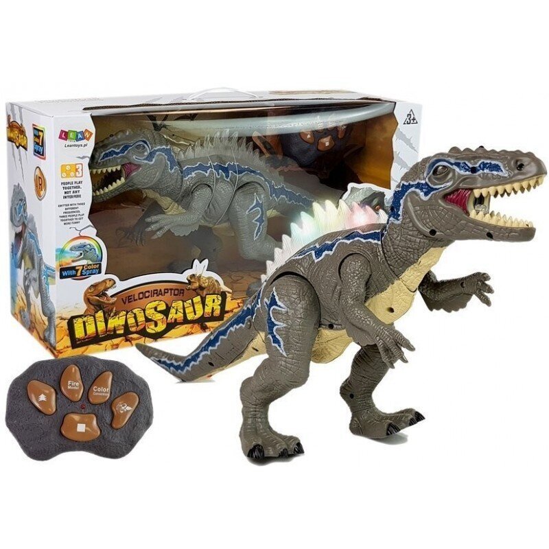 LeanToys Tyrannosaurus interaktiivinen kaukosäädin Dinosaur hinta ja tiedot | Poikien lelut | hobbyhall.fi