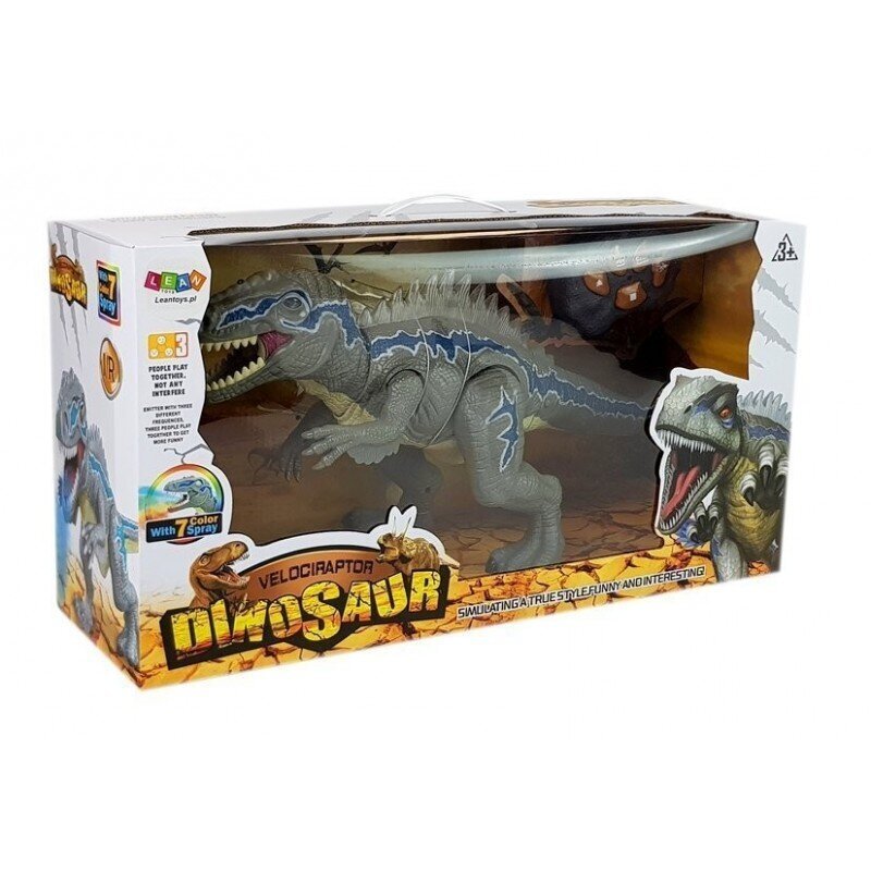 LeanToys Tyrannosaurus interaktiivinen kaukosäädin Dinosaur hinta ja tiedot | Poikien lelut | hobbyhall.fi