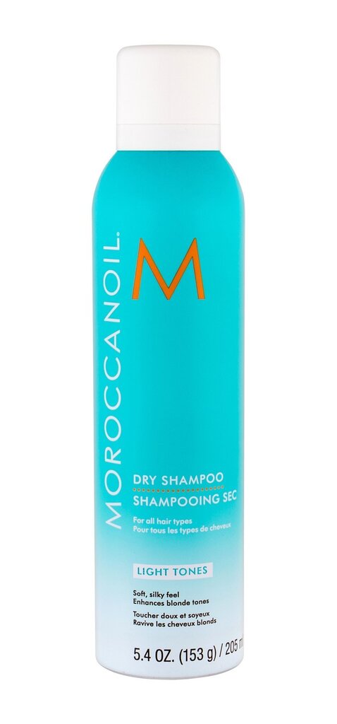 Moroccanoil Dry Shampoo Light Tones kuivashampoo 205 ml hinta ja tiedot | Shampoot | hobbyhall.fi