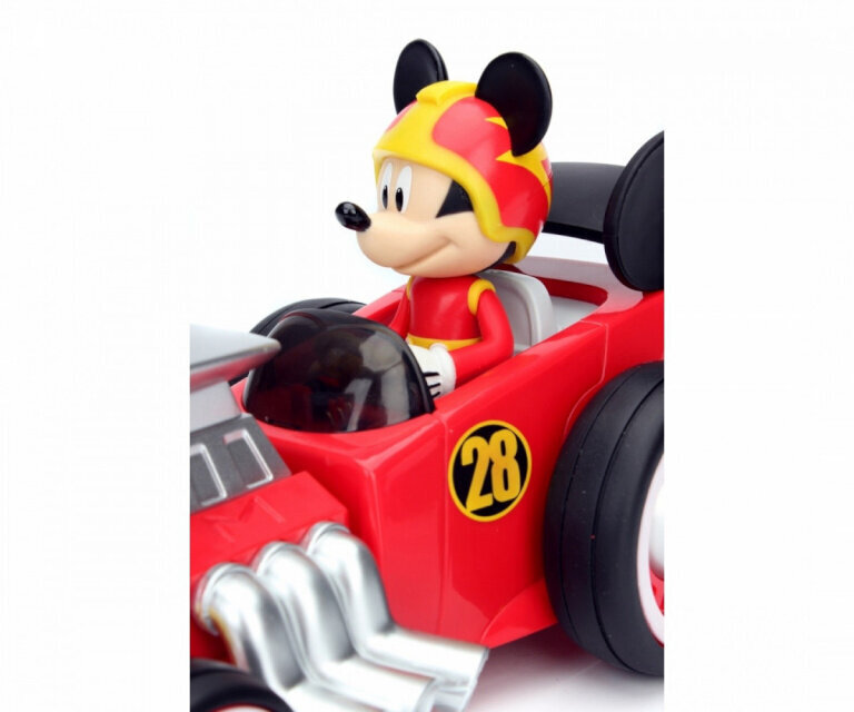 Disney Mickey Roadster Racer RC-auto, punainen hinta ja tiedot | Poikien lelut | hobbyhall.fi