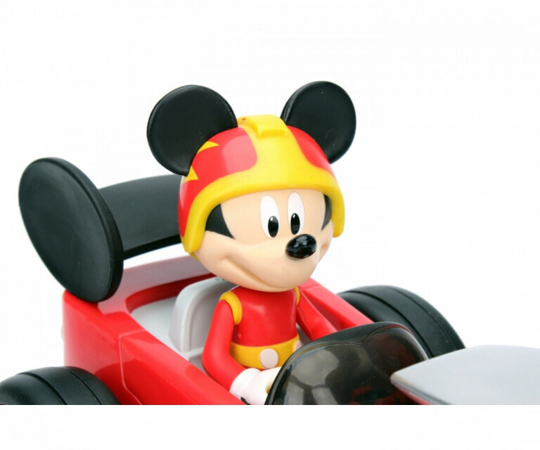 Disney Mickey Roadster Racer RC-auto, punainen hinta ja tiedot | Poikien lelut | hobbyhall.fi