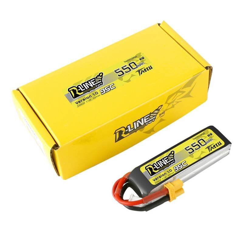 Akku R-Line 550mAh 7.4V 95C 2S1P XT30 hinta ja tiedot | Poikien lelut | hobbyhall.fi