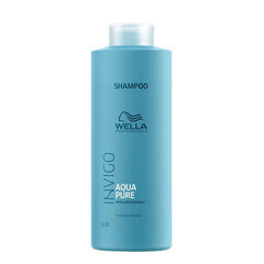 Puhdistava shampoo Wella Professionals Invigo Aqua Pure Shampoo 1000ml hinta ja tiedot | Shampoot | hobbyhall.fi
