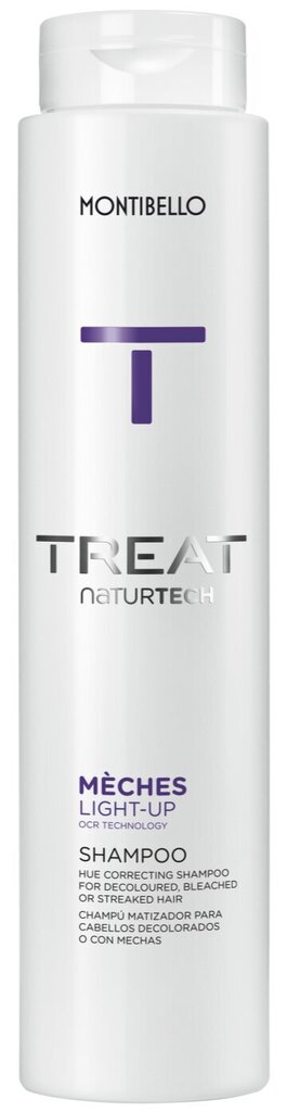 Montibello TREAT NaturTech Meches Light-Up (300 ml) Keltaisia ​​sävyjä poistava shampoo. hinta ja tiedot | Shampoot | hobbyhall.fi