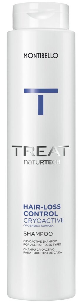 Hiustenlähtöä estävä shampoo Montibello TREAT NaturTech Cryoactive Anti-Hairloss (300ml). hinta ja tiedot | Shampoot | hobbyhall.fi