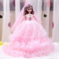 Lumoava prinsessa - 45 cm Barbie-nukke hääpuvussa lapsille hinta ja tiedot | Pehmolelut | hobbyhall.fi