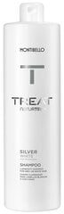 Keltaista pigmenttiä poistava shampoo Montibello TREAT NaturTech Silver White (1000ml). hinta ja tiedot | Shampoot | hobbyhall.fi