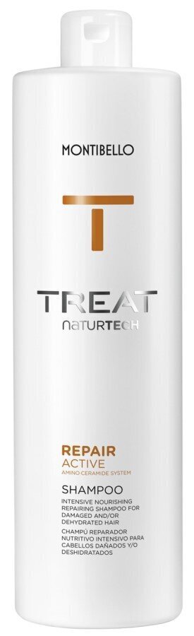 Ravitseva shampoo Montibello TREAT NaturTech Repair Active (1000ml). hinta ja tiedot | Shampoot | hobbyhall.fi