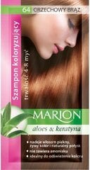 sävyttävä shampoo Marion 40 ml, 64 Natural Brown hinta ja tiedot | Hiusvärit | hobbyhall.fi