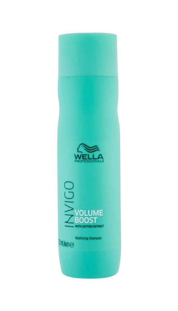 Shampoo ohuille hiuksille Wella Volume Boost Invigo Shampoo 250ml hinta ja tiedot | Shampoot | hobbyhall.fi