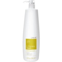 Elvyttävä shampoo Lakme K.therapy Repair 1000 ml hinta ja tiedot | Shampoot | hobbyhall.fi