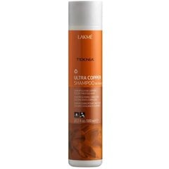 Shampoo kuparinvärisille hiuksille Lakme Teknia Ultra Copper 300 ml hinta ja tiedot | Shampoot | hobbyhall.fi