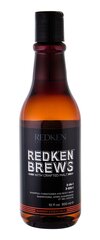 Redken Brews 3-In-1 shampoo miehelle 300 ml hinta ja tiedot | Shampoot | hobbyhall.fi