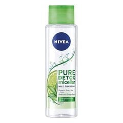 Nivea Pure Detox Micellar shampoo 400 ml hinta ja tiedot | Nivea Hiustenhoitotuotteet | hobbyhall.fi