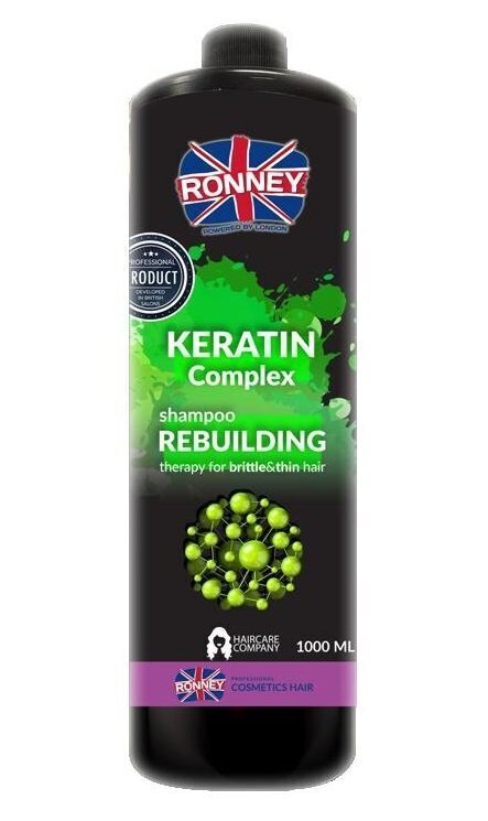 Ronney Keratin Complex shampoo 1000 ml hinta ja tiedot | Shampoot | hobbyhall.fi