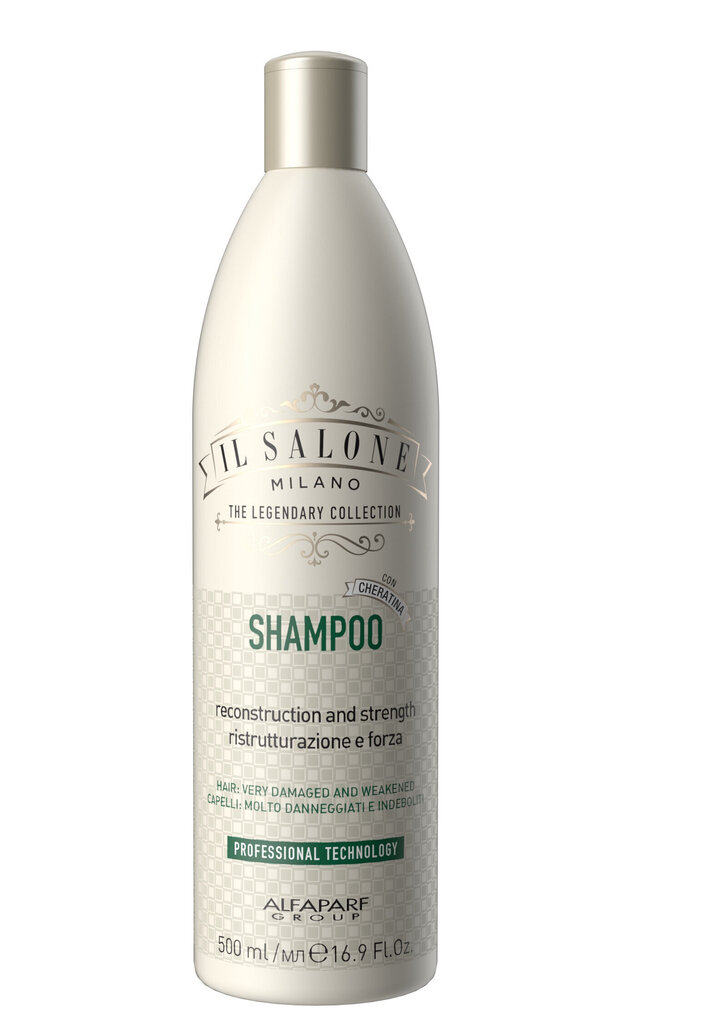 Virkistävä shampoo Il Salone Milano 500 ml hinta ja tiedot | Shampoot | hobbyhall.fi