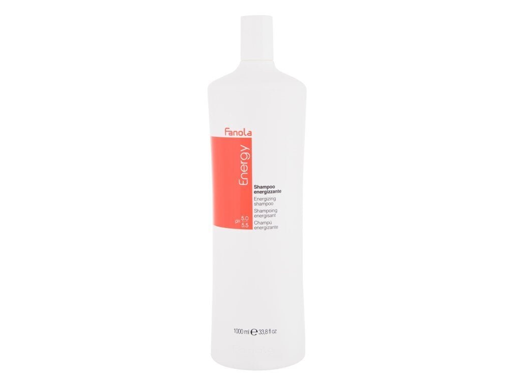 Fanola Energy shampoo 1000 ml hinta ja tiedot | Shampoot | hobbyhall.fi