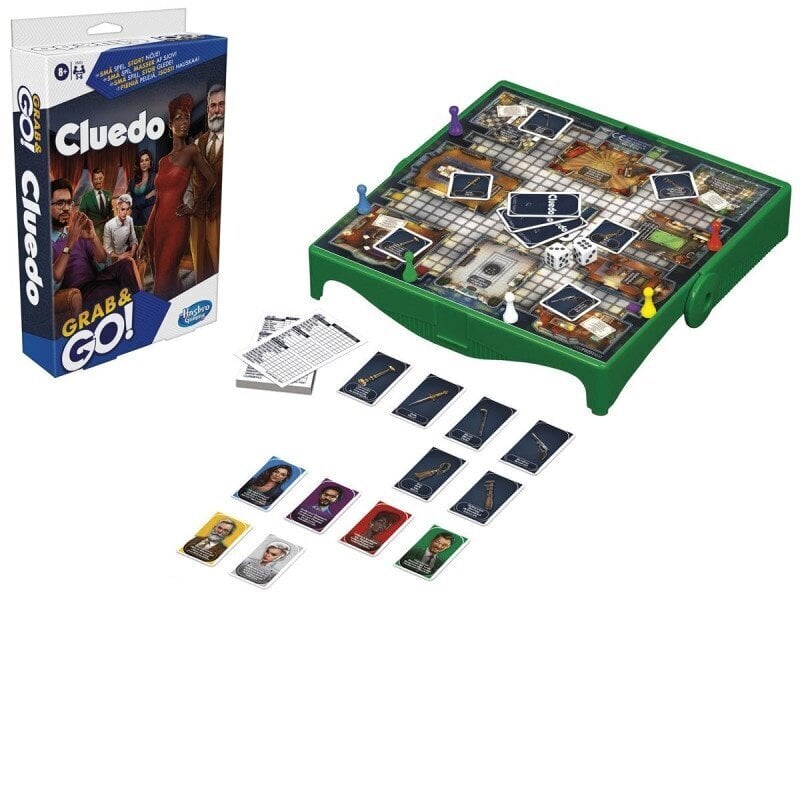 Pöytäpeli Hasbro Gaming Cluedo travel game, FI,SE,NO,DA hinta ja tiedot | Lautapelit ja älypelit | hobbyhall.fi