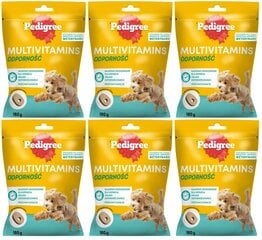 Sukupuun monivitamiini immuniteettia varten aikuisille koirille, kanan makuinen, 6x180g hinta ja tiedot | Koiran terveys ja hyvinvointi | hobbyhall.fi