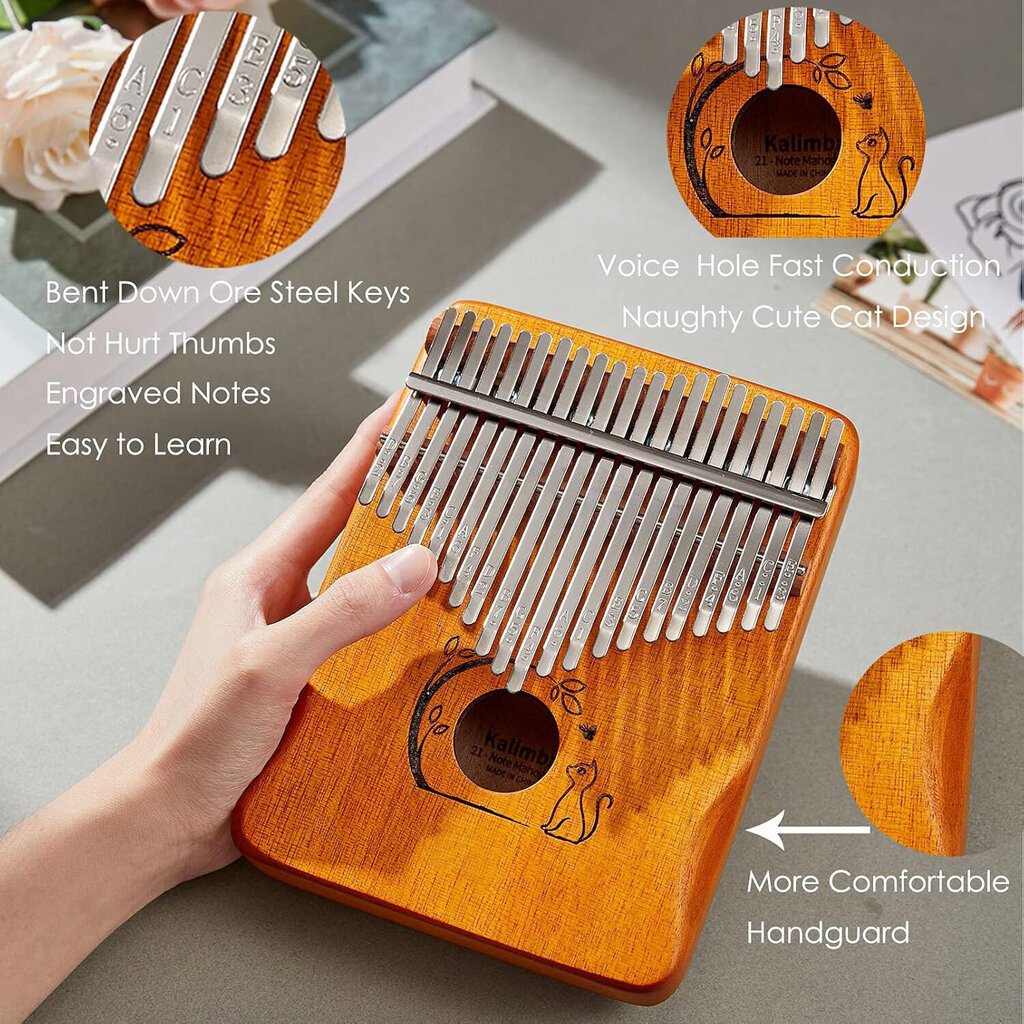 Soitin kalimba Magicso, 21 kieltä hinta ja tiedot | Perkussiosoittimet | hobbyhall.fi