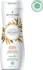 Shampoo Attitude Super Leaves Volume & Shine 473 ml hinta ja tiedot | Attitude Kodin puhdistusaineet ja siivoustarvikkeet | hobbyhall.fi