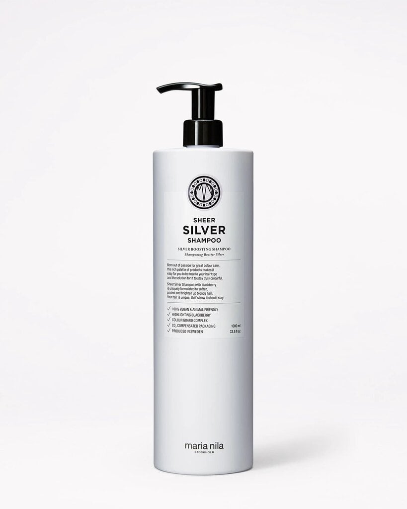 Maria Nila Sheer Silver shampoo 1000 ml hinta ja tiedot | Shampoot | hobbyhall.fi