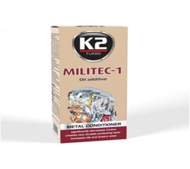 K2 Militec-1 öljylisäaine / metallibalsami, 250 ml hinta ja tiedot | Polttoaineen ja öljyn lisäaineet | hobbyhall.fi